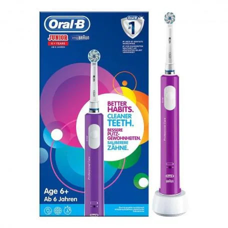 Oral-B Junior Electric Toothbrush Purple Oral B - Batty Beauty