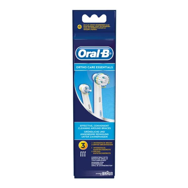 Oral-B Oral B Kit Orthodontique 3 Brossettes - Batty Beauty