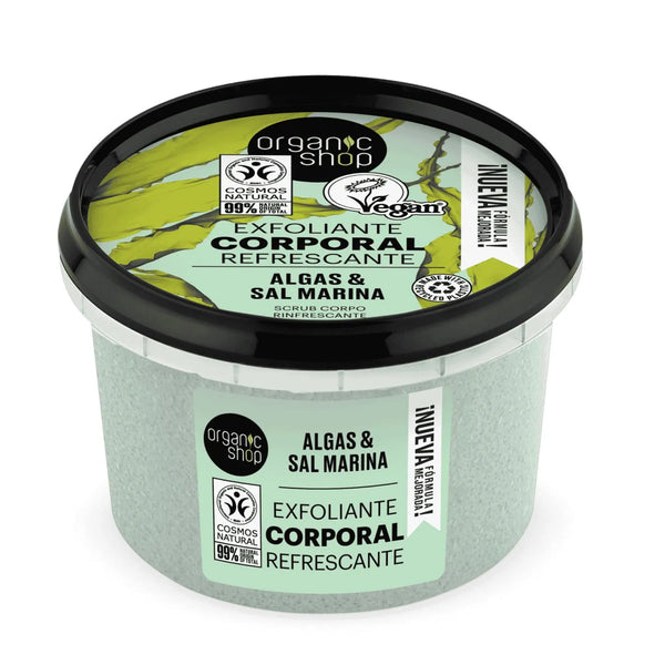 Organic Shop Refrescante Exfoliante Corporal Algas Del Atlantico 1un - Batty Beauty