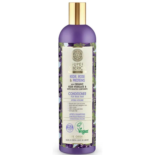 Natura Siberica Hair Conditioner Hydra Volume 400ml - Batty Beauty