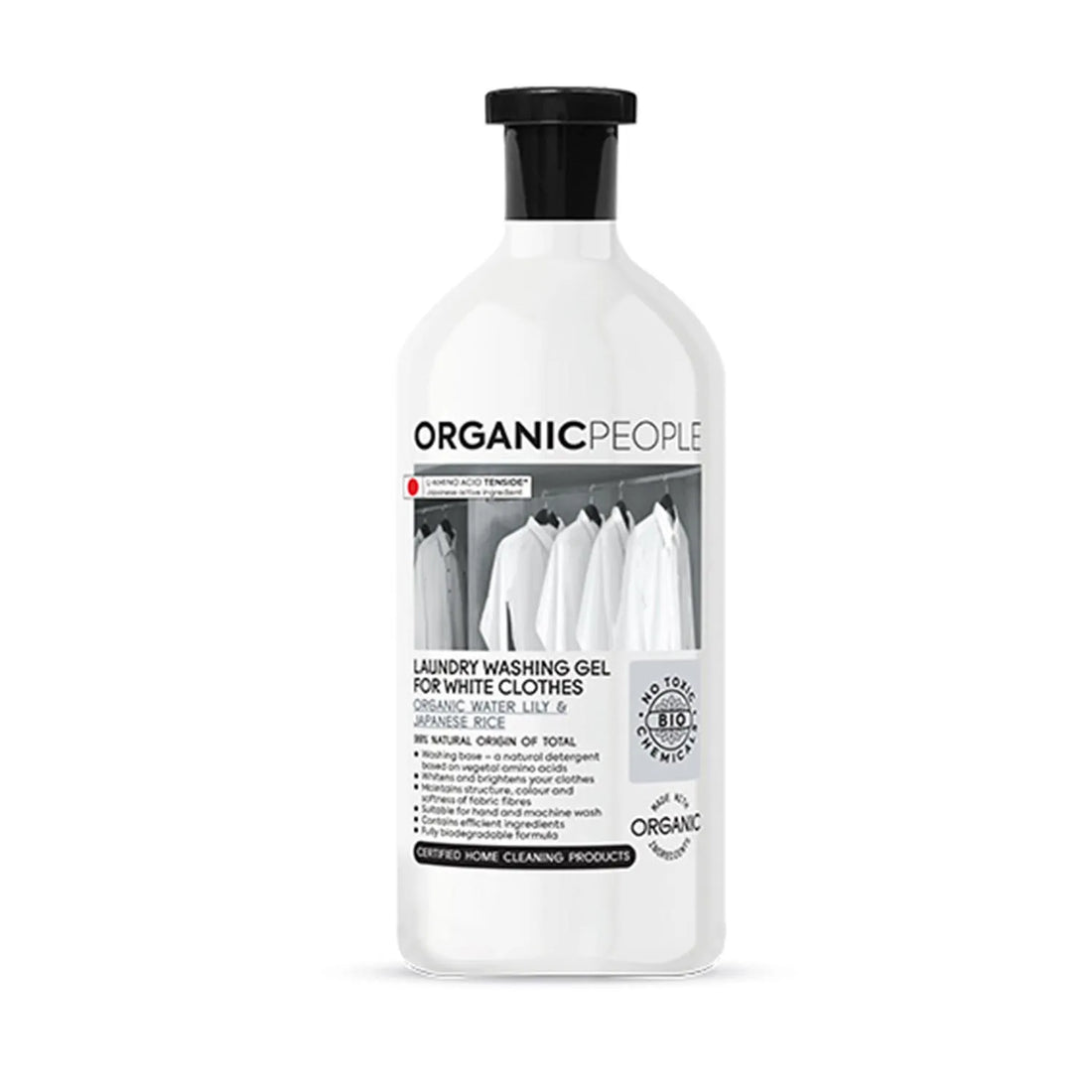 Organic People White Clothes Organic Water Lily y Japanese Rice Laundry Washing-Gel