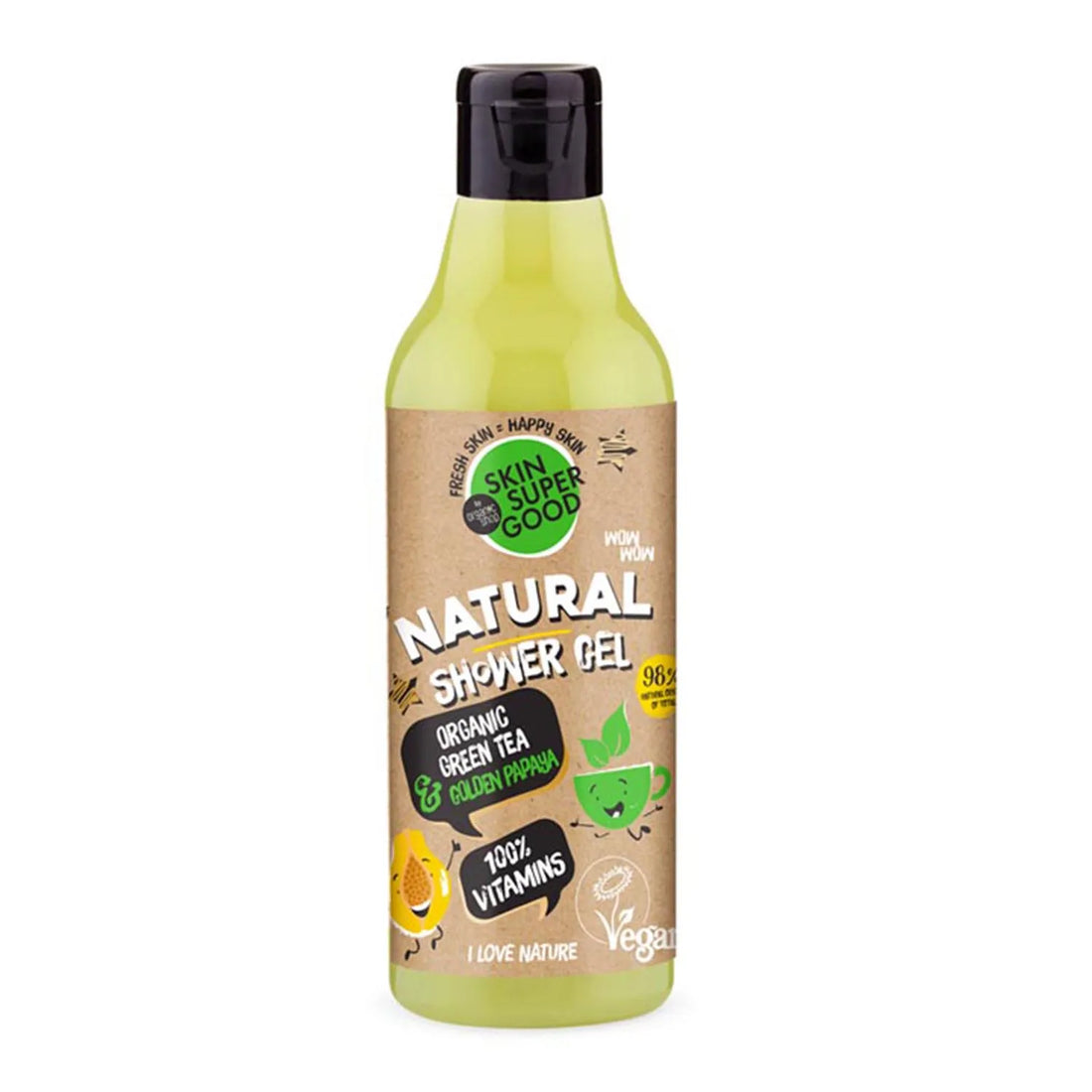 Natura Siberica Skin Super Good Natural Gel De Baño Green Tea