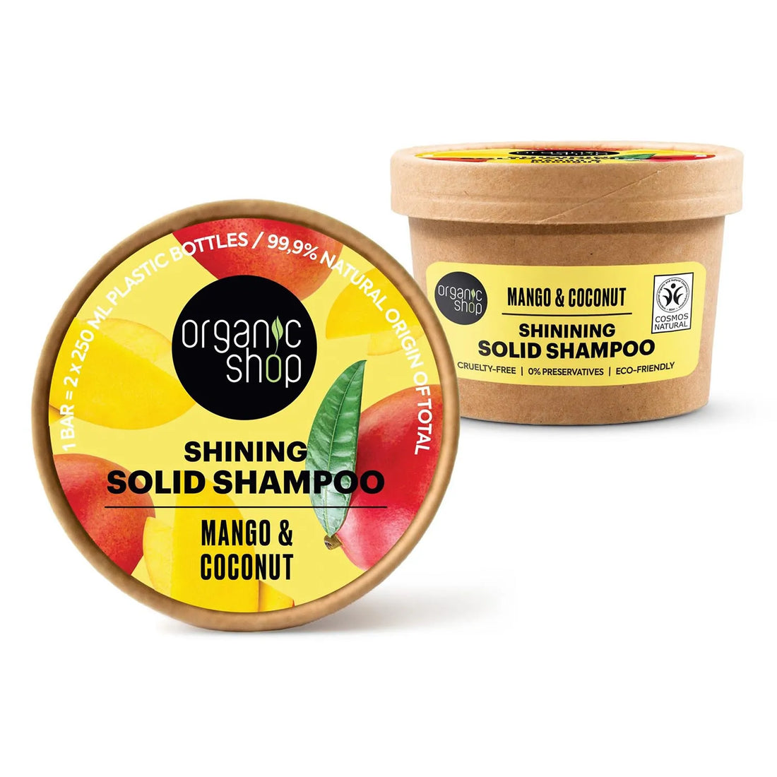 Organic Shop Mango Champu Solido Shining