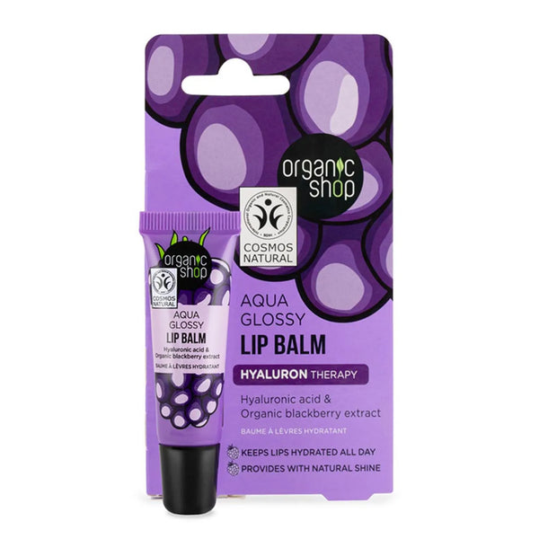 Natura Siberica Aqua Glossy Balsamo Labial Blackberry 1un - Batty Beauty