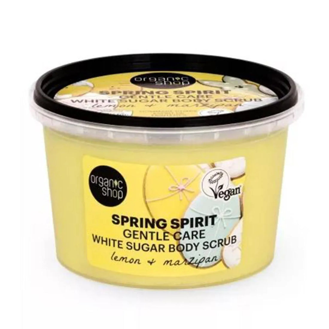 Organic Shop Sprint Spirit Exfoliante Corporal Azucar Blanco Limon y Mazipan