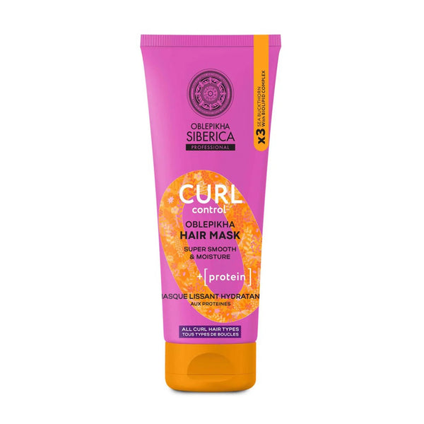 Natura Siberica Oblepikha Curl Protein Mascarilla Capilar 200ml - Batty Beauty