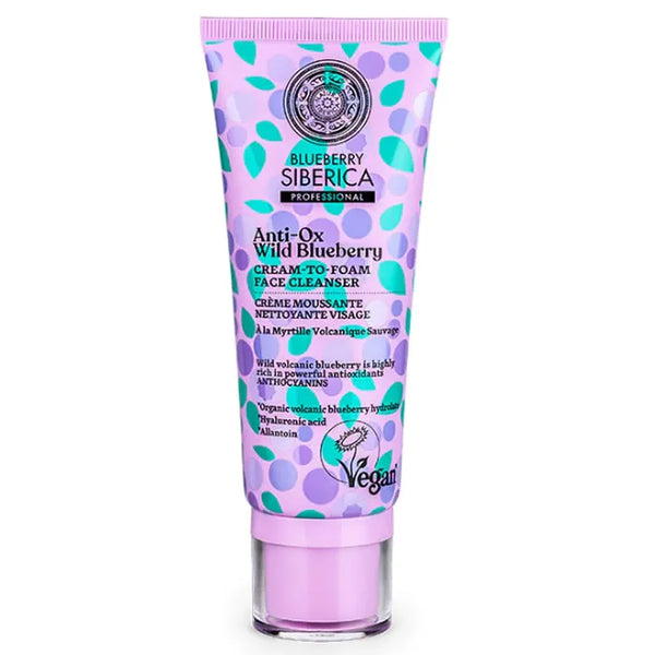 Natura Siberica Creme Moussante Nettoyante Visage 100ml - Batty Beauty