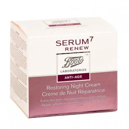 Serum 7 Renew Crema Restauradora y Antiedad De Noche Serum 7