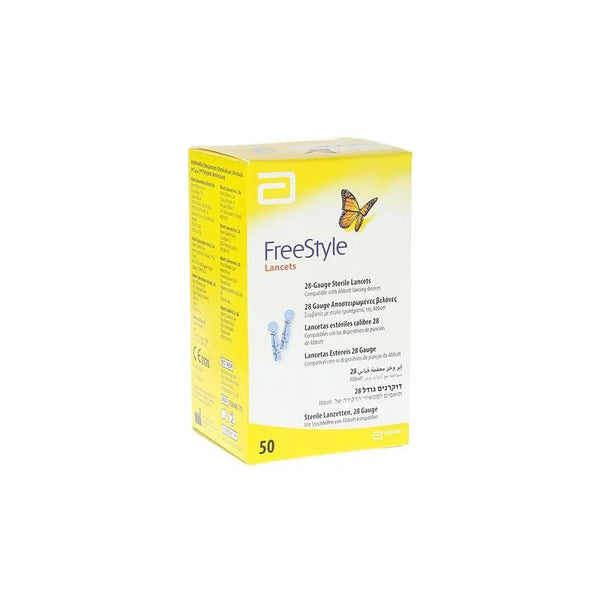 Abbott Freestyle 50 Sterile Glucose Lancets - Batty Beauty
