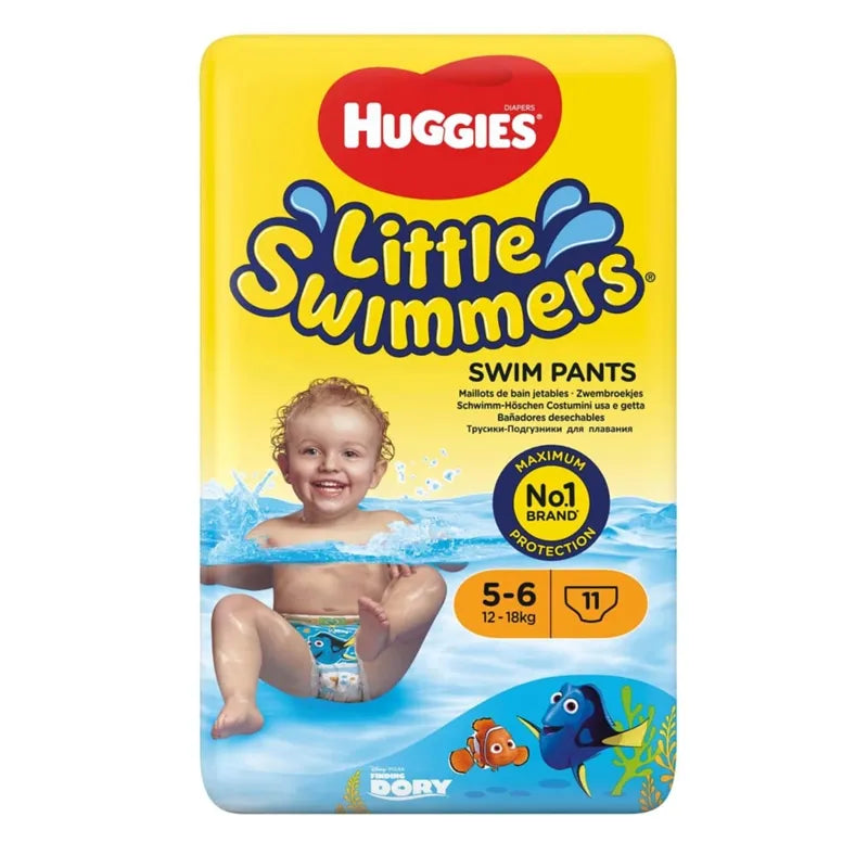 Huggies Little Swimmers Maillots De Bain Jetables Taille 5-6 11 Unités