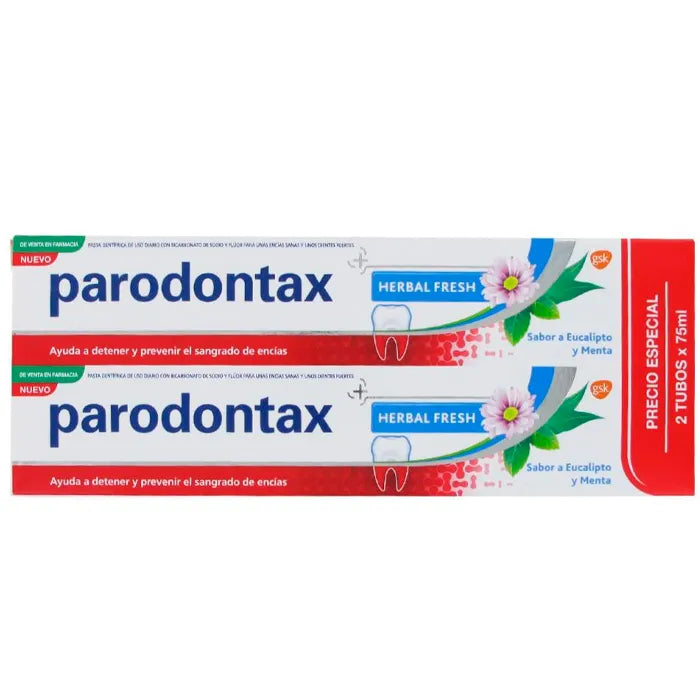 Parodontax Paradontax Duplo Herbal Fresh