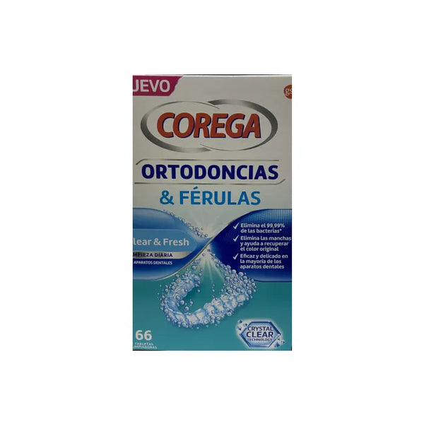 Corega Orthodontie Et Attelles 66 comprimés - Batty Beauty