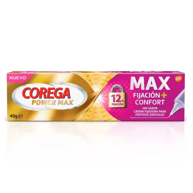 Corega Max Fixation + Confort Sans Goût
