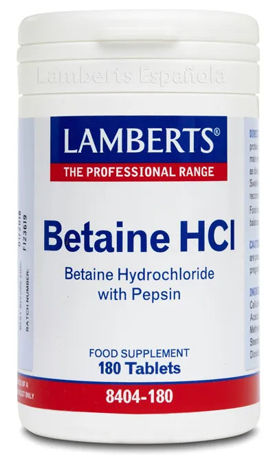 Lamberts Betaina Hcl 324 Mg 180 Tabs - Batty Beauty