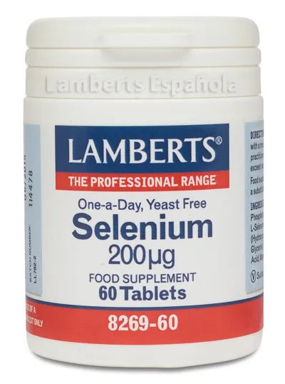 Lamberts Selenio 200-Ug 60 Tabs - Batty Beauty