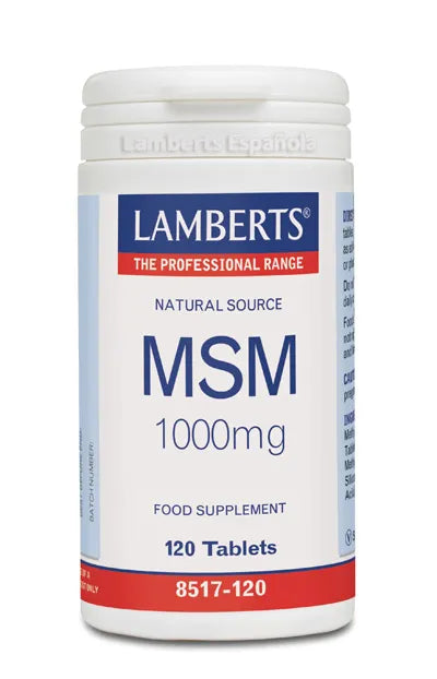 Lamberts Msm 1000 Mg 120 Tabs - Batty Beauty