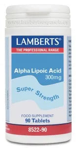 Lamberts Acido Alfa Lipoico 300mg 90 Tabs - Batty Beauty