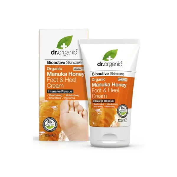 Dr. Organic Manuka Honey Foot Cream 125ml - Batty Beauty