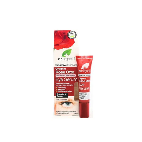 Dr. Organic Dr Organic Rose Otto Serum Des Yeux 15ml - Batty Beauty