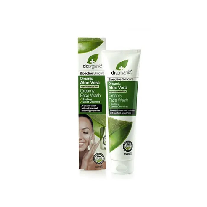 Dr. Organic Dr Organic Aloe Vera Crème Nettoyant Visage