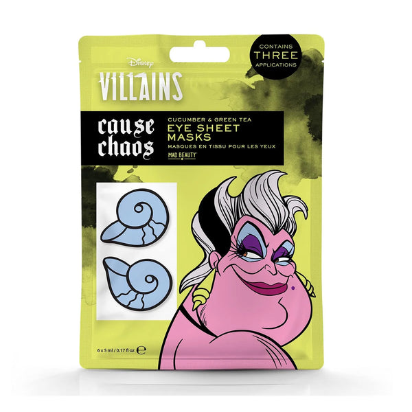 Disney Ursula Mascarilla Facial Ojos 1un - Batty Beauty