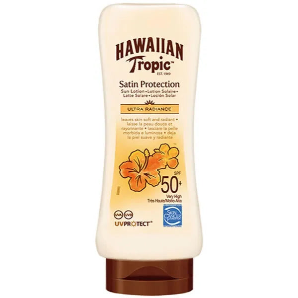 Hawaiian Tropic Satin Protection Ultra Radiance Lotion Solaire Spf50 180ml