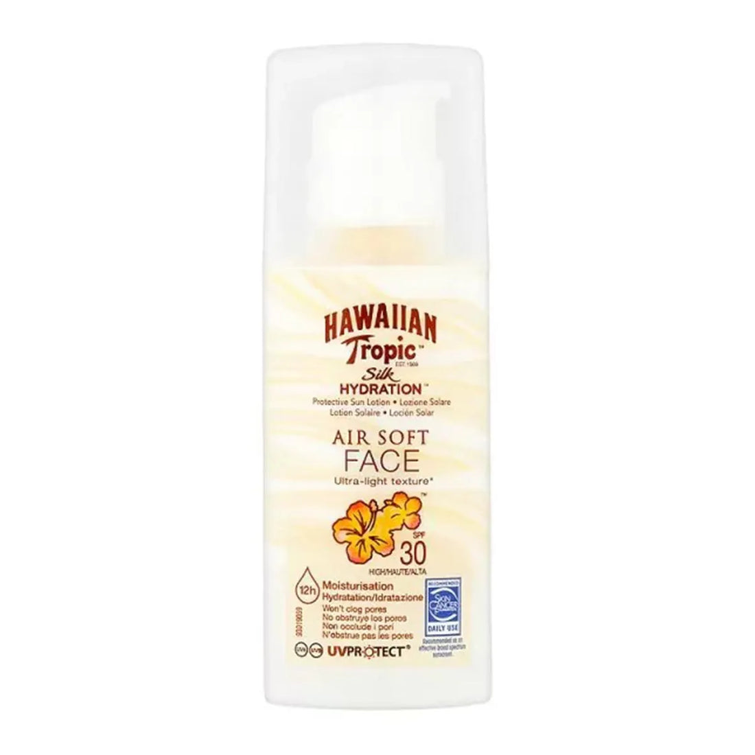 Hawaiian Tropic Silk Hidration Air Soft Face Lotion Solaire Spf30