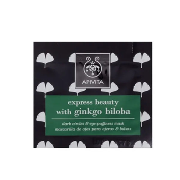 Apivita Dark Circles And Eye-Puffiness Mask With Ginkgo Biloba 2x2ml - Batty Beauty
