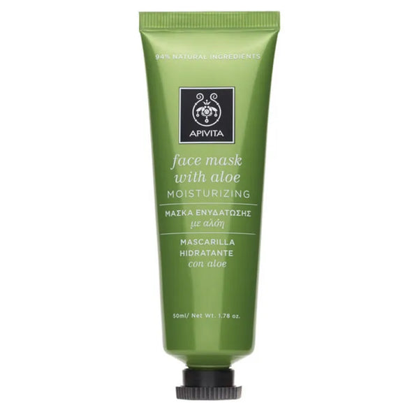 Apivita Moisturising Face Mask With Aloe 50ml - Batty Beauty