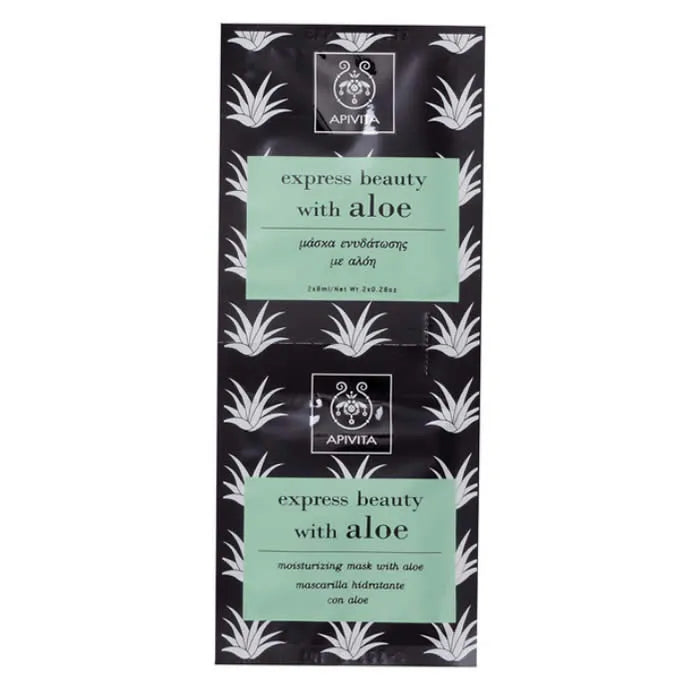 Apivita Beauty Express Moisturizing And Refreshing Face Mask With Aloe