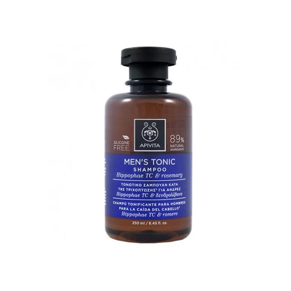 Apivita Mens Tonic Shampoo With Hippophae Tc And Rosemary 250ml - Batty Beauty