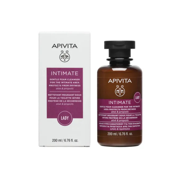 Apivita Foaming Cleanser Intimate Zone 200ml - Batty Beauty