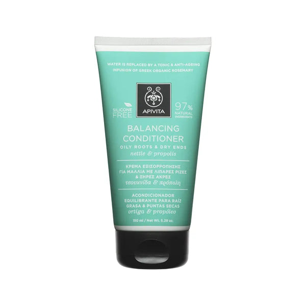 Apivita Balancing Conditioner Oily Root & Dry End 150ml - Batty Beauty