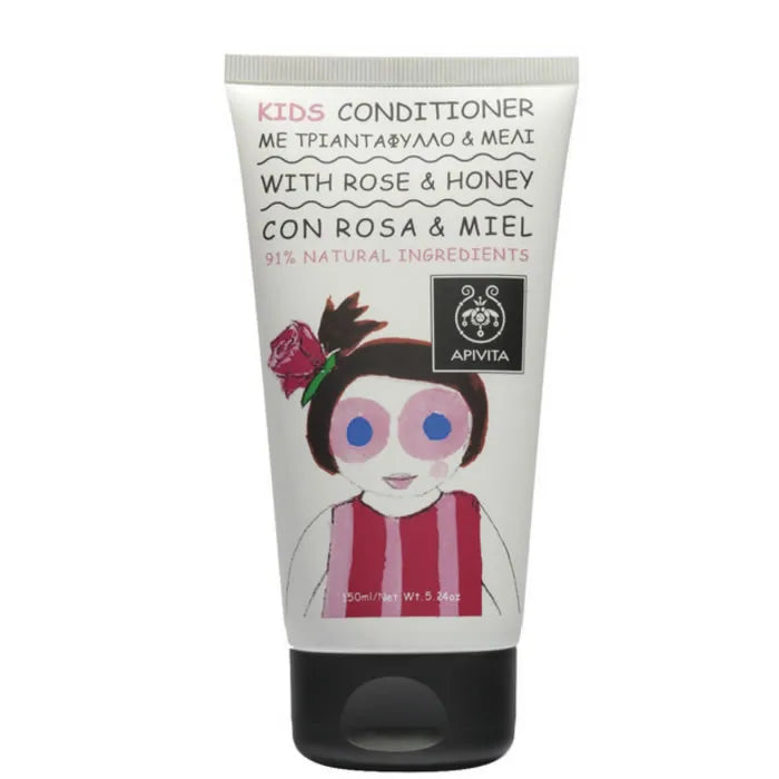 Apivita Kids Conditioner With Bulgarian Rose And Honey