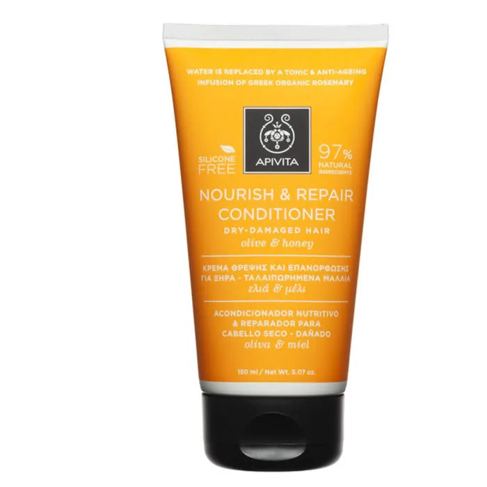 Apivita Nourish And Repair Conditioner With Olive And Honey