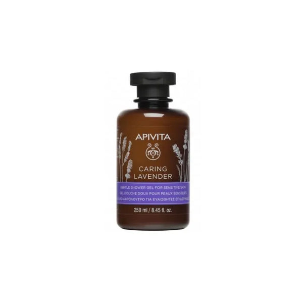Apivita Caring Lavender Shower Gel 250ml - Batty Beauty