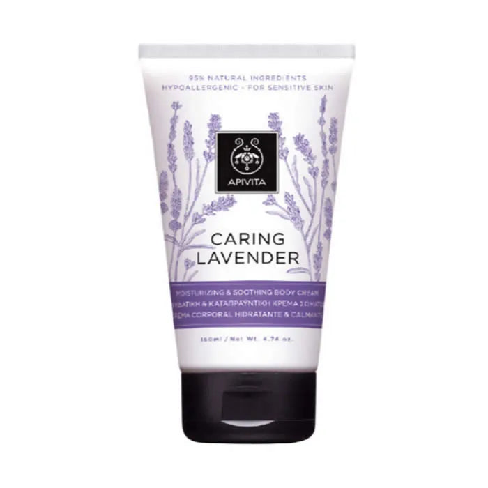 Apivita Caring Lavender Moisturizing & Soothing Body Cream Hypoallergenic