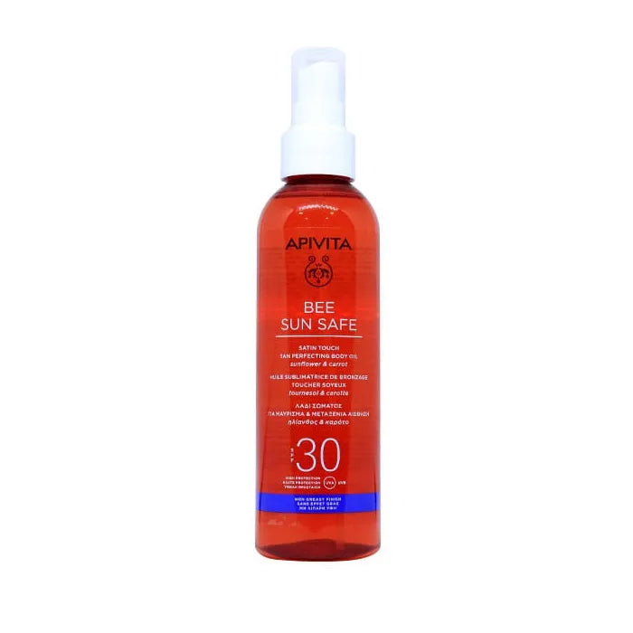 Apivita Bee Sun Safe Body Oil for Tanning & Silky Feeling SPF30