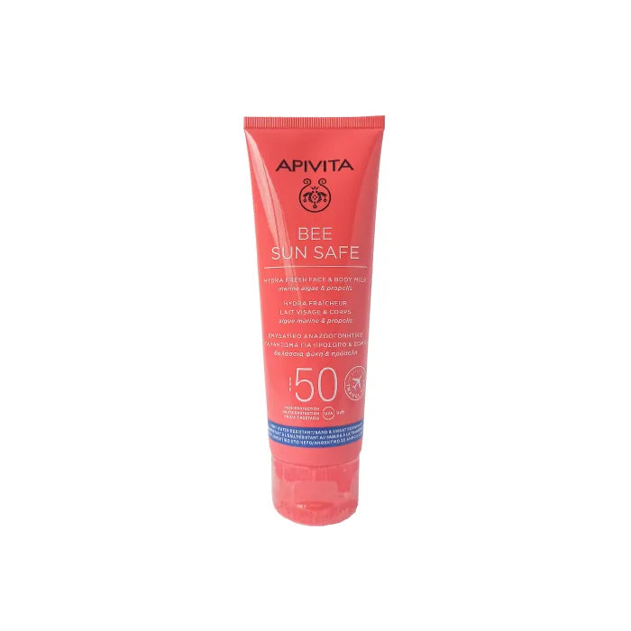 Apivita Bee Sun Safe Moisturizing Refreshing Emulsion for Face & Body SPF50