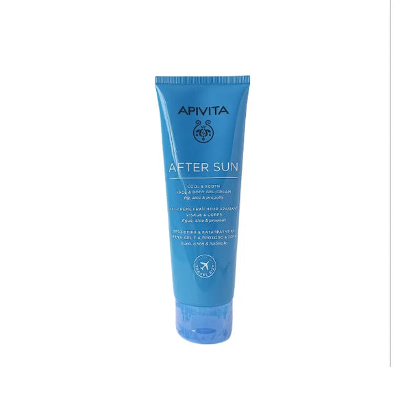 Apivita After Sun Refreshing & Soothing Cream-Gel For Face & Body 100ml - Batty Beauty