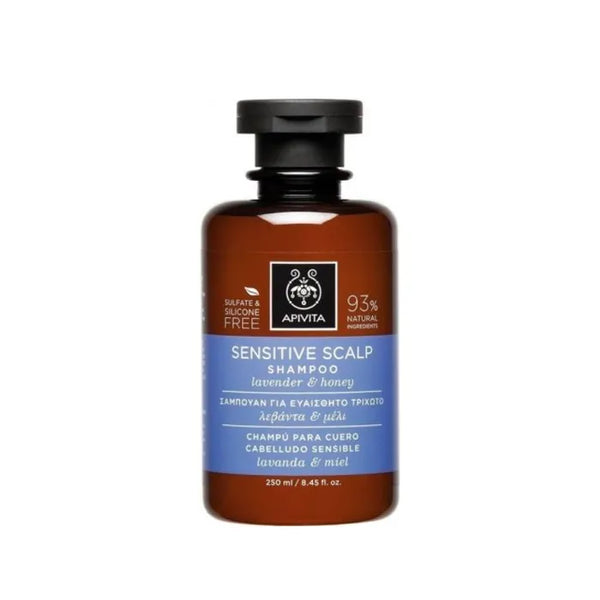 Apivita Shampooing pour Cuir Chevelu Sensible 250ml - Batty Beauty