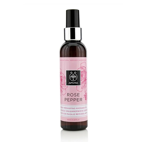 Apivita Rose Pepper Remodelling Body Oil 150ml - Batty Beauty