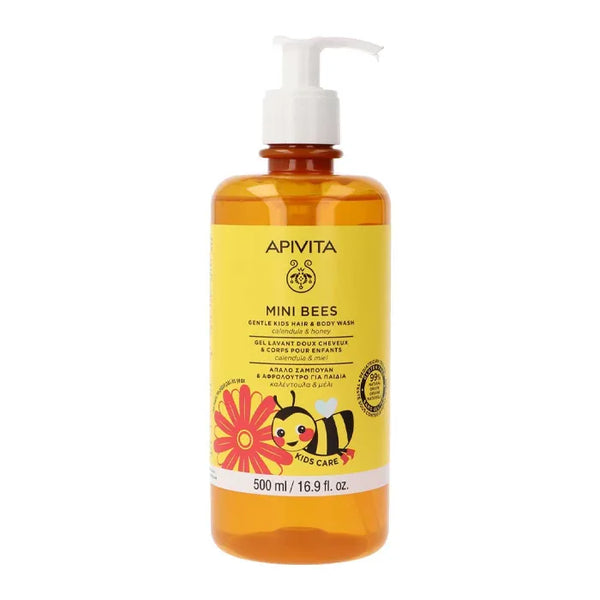 Apivita Mini Bees Gel Pour Nourrissons Calendula&Miel 500ml - Batty Beauty