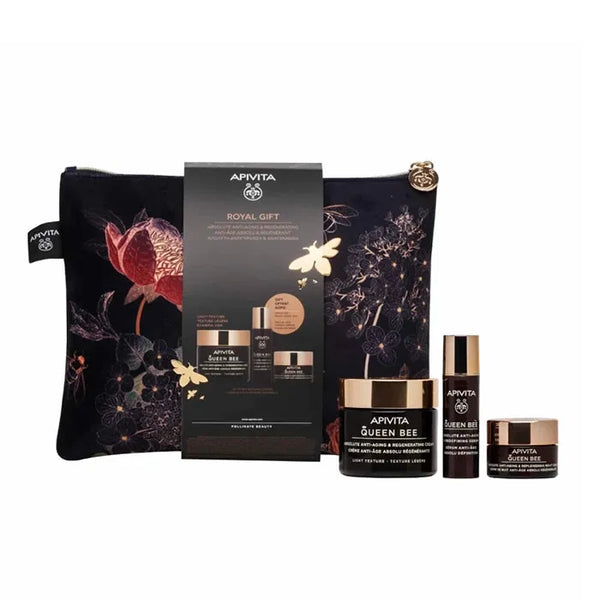 Apivita Queen Bee Holistic Anti-Aging Cream Set 3 Pieces 50ml - Batty Beauty
