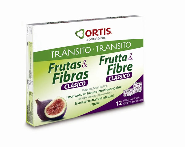 Ortis Fruits y Fibres Classique 12 Cubes À Mâcher - Batty Beauty