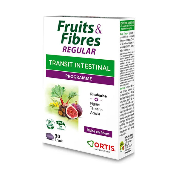 Ortis Fruits et Fibres 30 Comprimés - Batty Beauty