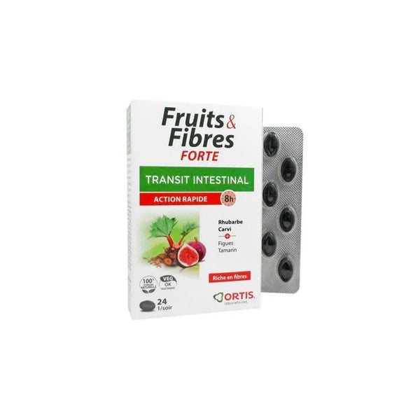 Ortis Fruits et Fibres Forte 24 Comprimés - Batty Beauty