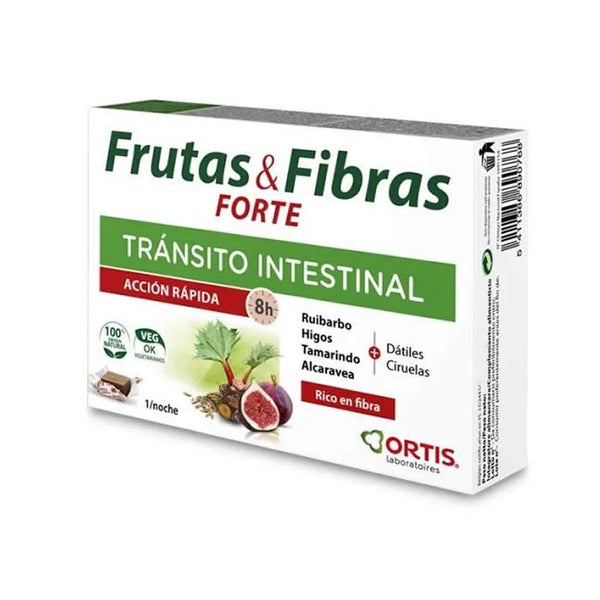 Ortis Fruit & Fibre Forte 12 Cubes - Batty Beauty