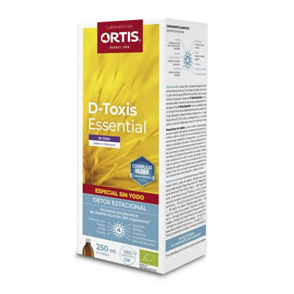 Ortis D-Toxis Essential Iodine Free Apple Bio 250ml - Batty Beauty