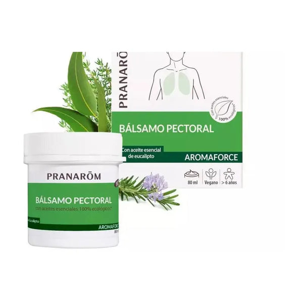 Pranarôm Aromaforce Baume Poitrine 80ml - Batty Beauty